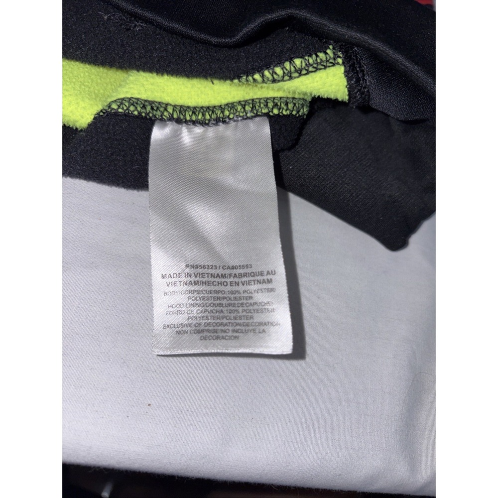 Nike Hoodie Mens Medium Therma Fit Black Neon Green Swoosh Pullover Sweatshirt - Picture 14 of 14